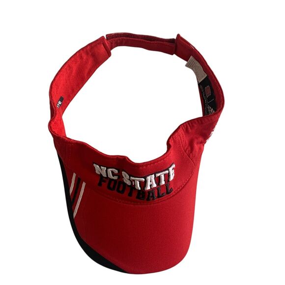 Adidas NC State Wolfpack Adjustable Climalite Embroidered Football NCAA Visor - Picture 9 of 16